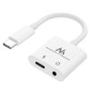 Adapter USB Type-C - 3,5mm mini jack z Power Delivery (PD) 30W...