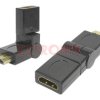 ADAPTER HDMI GNIAZDO-WTYK Z MOŻLIWOŚCIĄ ROTACJI