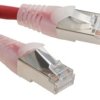 Kabel kategorii 6, Czerwony, Wtyk RJ45/męski RJ45dł.: 5m, mat. koszulki: LSZH