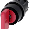 Siemens 3SU10004FL010AA0 3SU1000-4FL01-0AA0 Przełącznik kluczykowy 2 x 45 ° IP66, IP67, IP69/IP69K 1 szt.