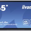 Iiyama ProLite TE5512MIS-B3AG Wyświetlacz wielkoformatowy EEK: G (A - G) 138.8 cm 55 cal 3840 x 2160 Pixel 24/7