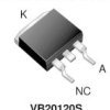 VB20120S-M3 High-Voltage Trench MOS Barrier Schottky Rectifier Ultra Low VF = 0.50 V at IF = 5 A