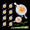 Dioda Led 3W x10szt Białe Full Spectrum 400-840nm Wzrostu Doświetlania Roślin