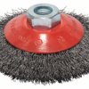 Szczotka stożkowa, drut falisty, 100 mm, 0,3 mm, 12 500 obr./min Bosch Accessories N/A N/A 2608622057 1 szt. Bosch Acces