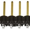 Złącze szpilkowe 8-pinowe TSW raster: 2.54 mm Kąt prosty 1-rzędowe Samtec Otwór przelotowy 450 V Bez osłony