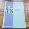 Yamaha FE-50 FE40 FE30 electronic organ user manual
