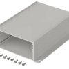 Aluminum enclosure kit, (L x W x H) 105 x 160 x 48 mm, natural, IP40, 97218160.HMT1