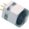 Panel socket, 5 pole, THT, screw locking, straight, 09 0098 20 05