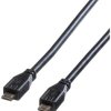 Kabel ROLINE USB 2.0, Micro USB A ST - Micro USB B ST, 1,8 m