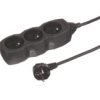 Przedłużacz 3-Gniazdowy, 5M Grafit, 3X1,0Mm Owy / 24352