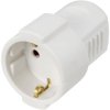 Sygonix SY-6618464 Safety mains socket White Polypropylene 250V AC