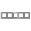 Ramka szklana - pięciokrotna - szara - do modułów Tawoia Glass