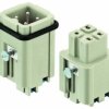 Socket contact insert, 3A, 3 pole, equipped, spring connection, with PE contact, 09200032733