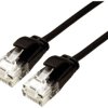 kabel LAN Roline 21.15.3950, 1 szt., RJ45, CAT 6a, U/UTP, 0.15 m, czarny