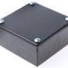 Puszka Zaciskowa, Stal Czarna Emalia 5 Knockouts 100Mm X 100 Mm X 50Mm Rs Pro