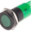 Lampka kontrolna do montażu panelowego 24V ac/dc, zielona 22mm LED Końcówka lutownicza RS PRO
