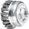 PFERD TOOLS Szczotka garnkowa z gwintem, pleciona POS TBG 65/M14 ST 0,35 Tbg 43305002 1 szt.