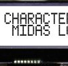Wyświetlacz monochromatyczny LCD, , Alfanumeryczny, Midas