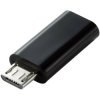 Renkforce RF-4472838 USB 2.0 Adapter Micro B to USB-C Adapter Black