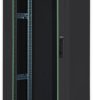 Server cabinet, 22 U, (H x W x D) 1164 x 600 x 600 mm, IP20, sheet steel, black, DN-19 22U-6/6-B-1