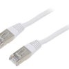 Patch cord F/UTP, Cat 6, wtyk RJ45 z obu stron, linka, CCA, 20m PPB6-20M