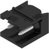 Pin header, 2 pole, pitch 5 mm, angled, black, 1797620000