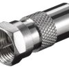 Adapter F: wtyczka F wtyczka koncentryczna miedziana wtyczka adaptera