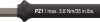 Trzon wymienny Pozidriv do easyTorque seria 28592 PZ1x110mm / max. 3,8Nm 46890