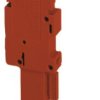 Plug, push-in connection, 0.14-1.5 mm², 1 pole, 17.5 A, 6 kV, red, 3212695