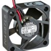 DC axial fan, 12 V, 30 x 30 x 10 mm, 7.7 m³/h, 27 dB, slide bearing, SEPA MFB30G12A