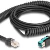 kabel LAN Delock 87995, 1 szt., RJ45, USB, F/UTP, 3.00 m, czarny