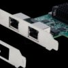 EX-60112 Network card, PCIe, 2.5 Gigabit Ethernet, 2x RJ45