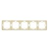 Ramka pięciokrotna beżowa BMR5/12 Kontakt-Simon Basic