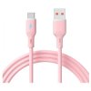 Akyga AK-USB-61 USB cable USB-A plug, USB-C® plug 1 m Rose