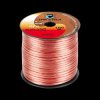 2x2.0mm OFC Speaker Cable - 99.99% Copper, Transparent