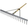 Faithfull FAIALRFSC Aluminium Landscape Rake Wooden Handle FSC 100