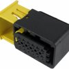 Socket, unequipped, 12 pole, straight, 2 rows, black, 1-1703639-1
