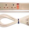 Przedłużacz 4-gniazda 230 V AC Typ G - brytyjski 2m 374216