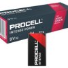 OUTLET bateria alkaliczna Duracell Procell Intense 6LR61 9V - 10 sztuk