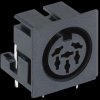 131773 DIN chassis socket - 90°, 6-pin, PCB