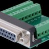 65317 Sub-D 25-pin socket > 27 pin terminal block