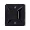 Element mocujący opaski 19x19 mm czarny - op. 100szt.