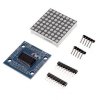 MAX7219 Moduł matrycy kropkowej Moduł LED Wyświetlacz Moduł MAX7219 zestaw DIY