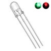 Dioda LED 5 mm dwukolorowa czerwono-zielona 3 pin 2–3 V wspólna anoda
