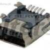 Gniazdo miniUSB 5pin typ B SMD