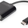 Digitus USB-C, RJ45 adapter [1x złącze męskie USB-C - 1x złącze żeńskie RJ45, złącze żeńskie USB-C] DN-3027 ze złączem ż
