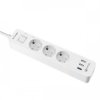Listwa zasilająca z zabezpieczeniami - 3 gniazda + 3 USB z QuickCharge 3.0 - BlitzWolf BW-PS1
