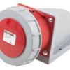 Złącze przemysłowe - zasilające 32A Gniazdo 415 V 6P + E Żeński Scame Czerwony Montaż ścienny IP67