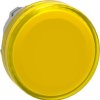 Signal light, for universal LED, illuminable, waistband round, yellow, front ring metal, mounting Ø 22 mm, ZB4BV083E