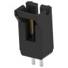 Pin header, 2 pole, pitch 2.54 mm, straight, black, 103908-1